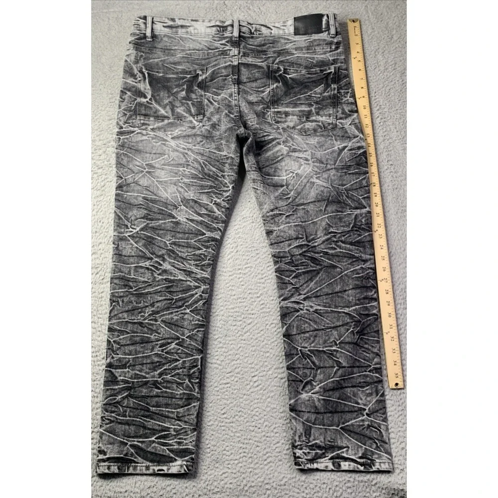 Southpole Jeans Mens Size 42X30 (41X28) Skinny Acid Wash Distressed Streetwear